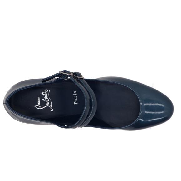 Christian Louboutin Miss Jane 55 Patent Leather Pumps Size 37 New - Picture 5 of 6